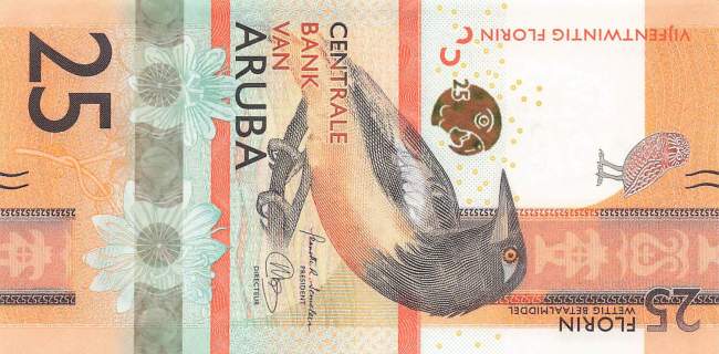 Aruba p.22a 25 Florin 2019